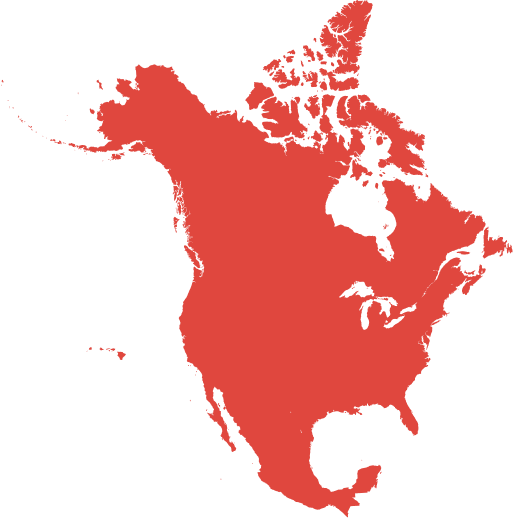 America Continent Map — Image | Batipart